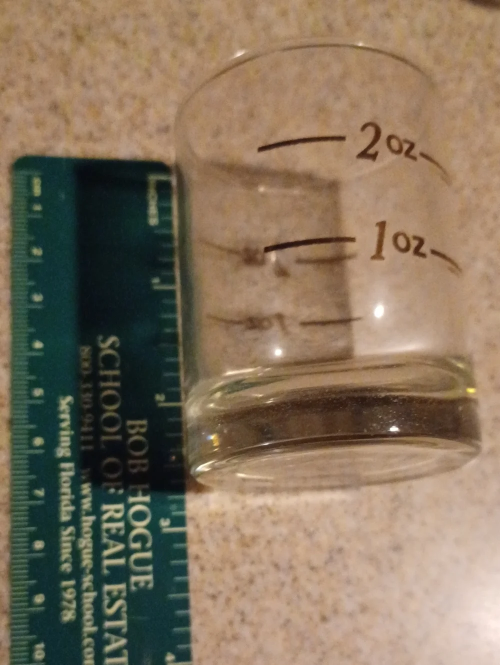 Assorted Clear Glass Shots 6